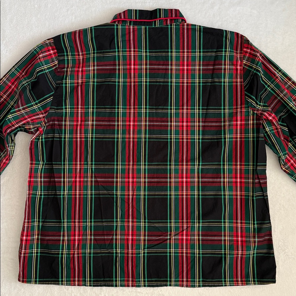 {NWOT} J. Crew | Cotton Poplin Pajama Set Black Stewart Tartan Plaid BM280 (XXL) - Picture 7 of 16